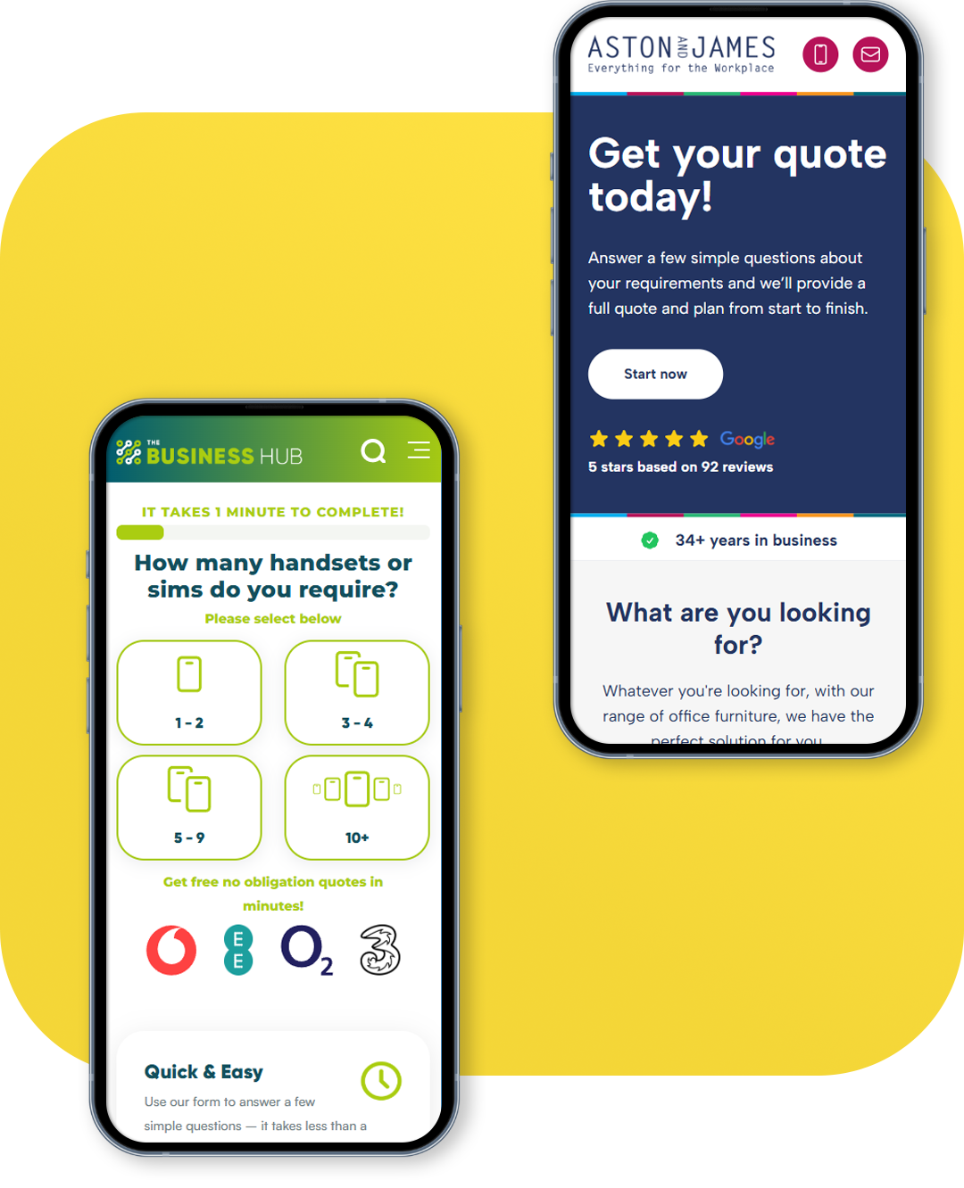 Mobile websites